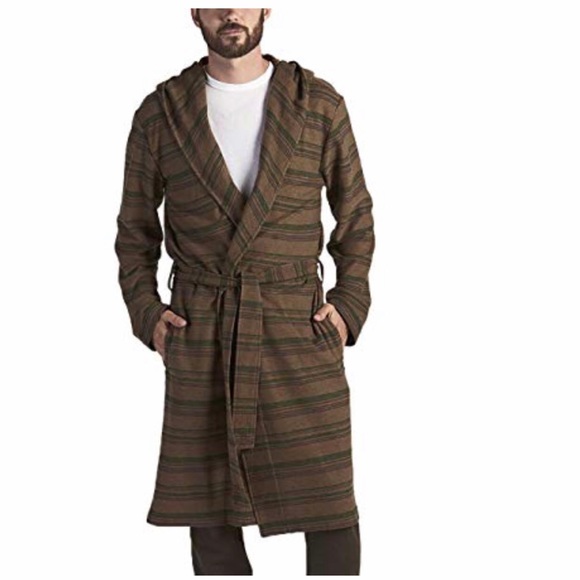 UGG Other Last One Men Ugg Hooded Stripped Robe Poshmark